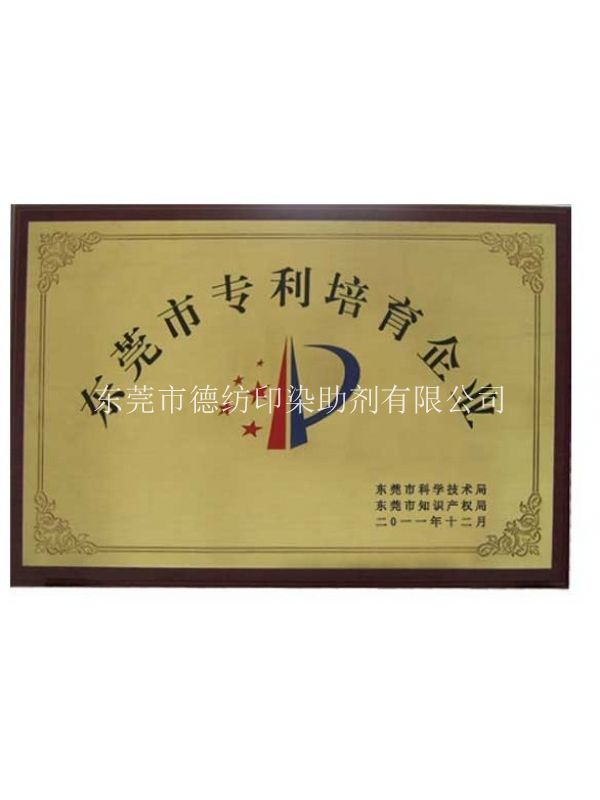 東莞市專利培育企業(yè)